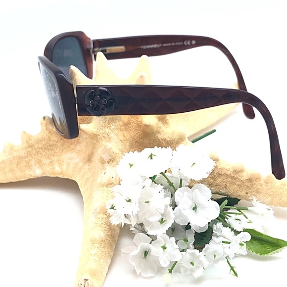 Chanel Camellia Tortoise Sunglasses-  Frames